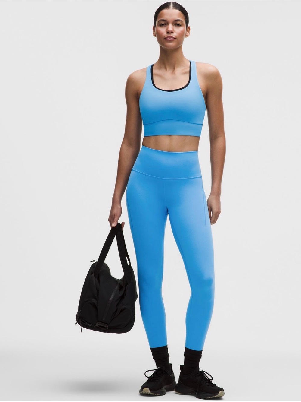 Worn once - Lululemon Wunder Under High-Tise Tight with Pocket 25”